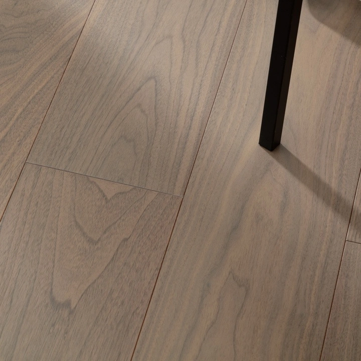 Grey engineered wood floor panels for modern interiors